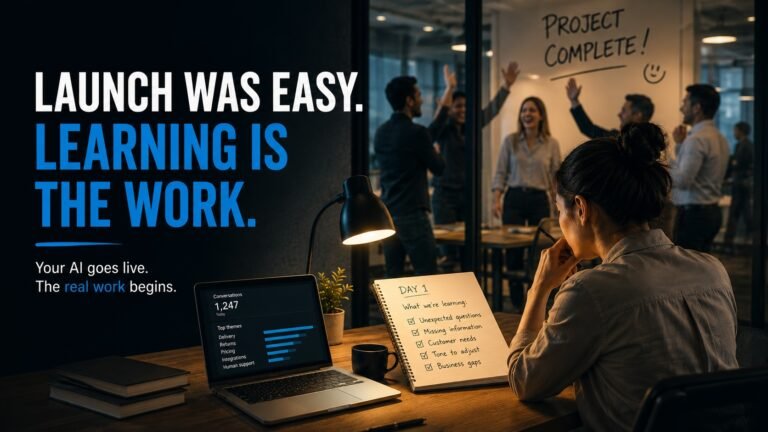 Launching Your AI Isn’t the Finish Line. It’s the Starting Line.